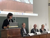 Christina Schröer, Peter Geiss, Sylvain Doussot und Nicola Brauch