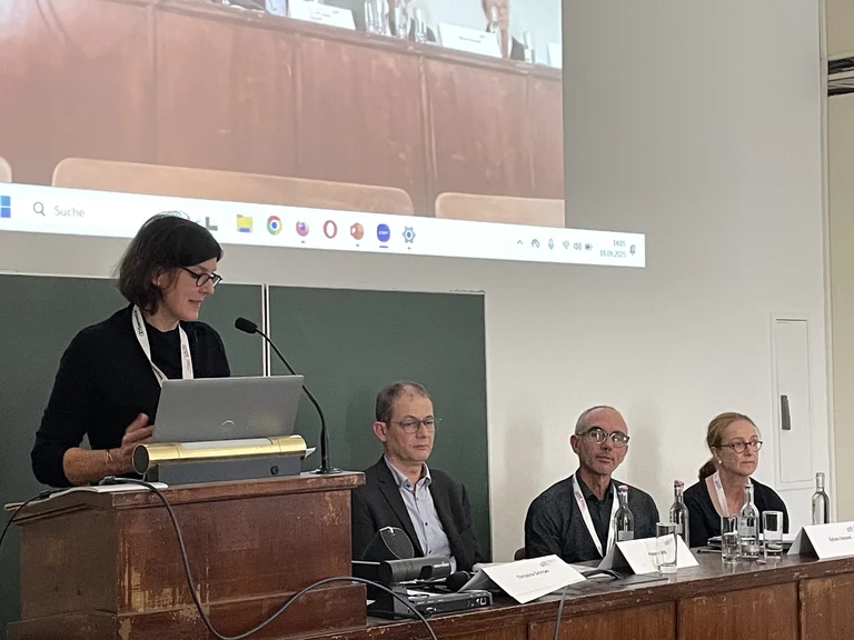 Christina Schröer, Peter Geiss, Sylvain Doussot und Nicola Brauch