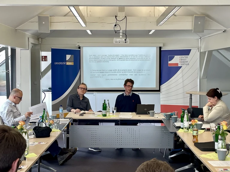 Vortrag von Gabriele Gallina und Lukas Brock