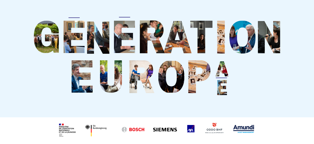 Ausschreibung: Generation Europa - Deutsch-Französische Nachwuchskräfte